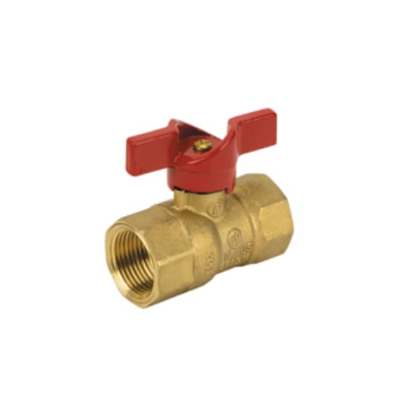 1" FIP - Gas Ball Valve, 2 Piece, 400 WOG