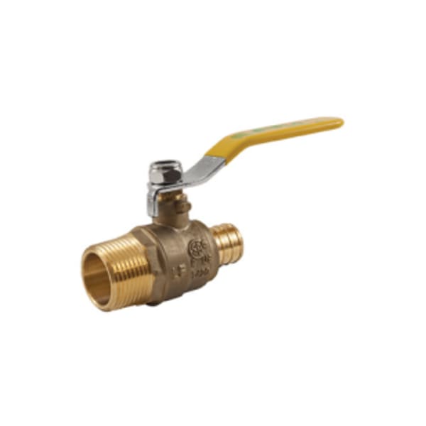 3/4" MIP x F1807 - Standard Port, 2 Piece, Threaded Male x Crimp Pex Connection, 400 WOG