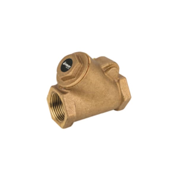 1/2" FIP - Bronze Y-Patter Swing Check Valve, Threaded Connection, Class 150, 300 WOG