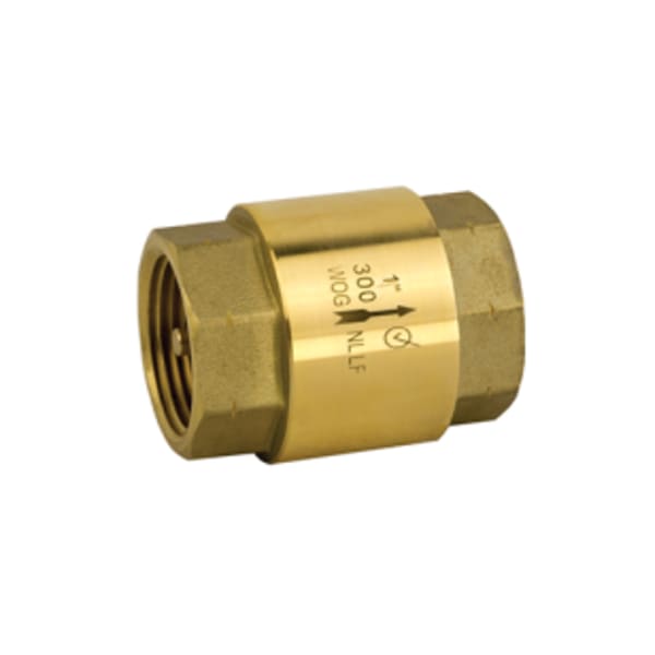 1" FIP - Inline Check Valve, Threaded Connection, 300 WOG, Class 150