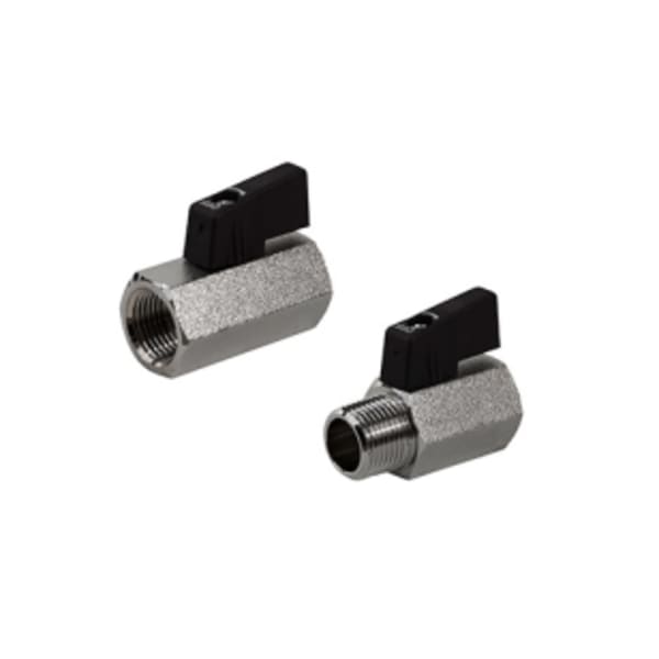 1/2" FIP - Standard Port, 1 Piece, Threaded Connection, Mini Valves, 450 WOG