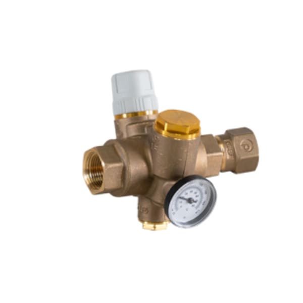 3/4" FIP - Thermostatic Balancing Valve, Variable Set Point, 150 CWP, w/Optional Check Valve