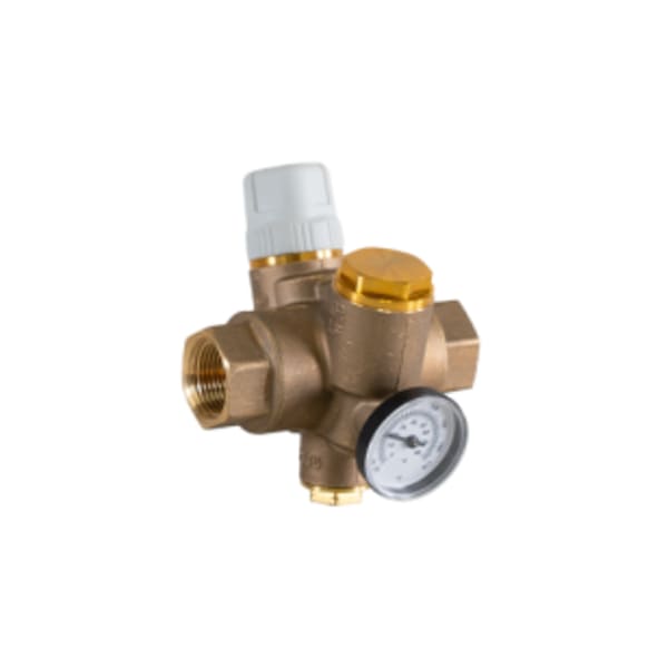 1/2" FIP - Thermostatic Balancing Valve, Variable Set Point, 150 CWP, w/Optional Check Valve