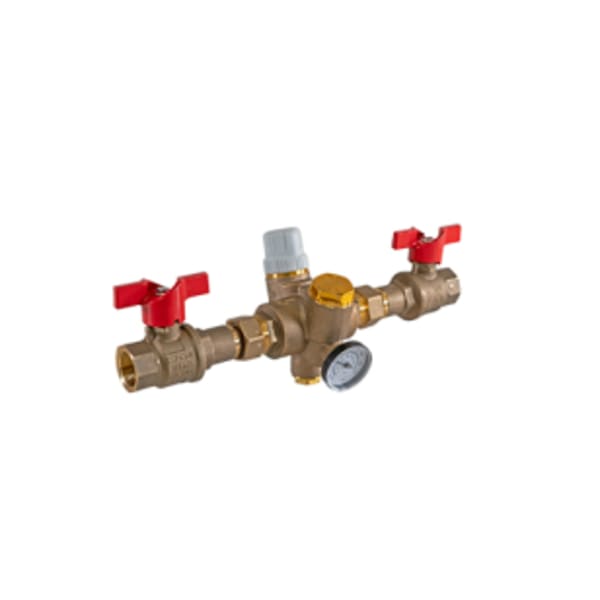 1/2" FIP - Thermostatic Balancing Valve, Variable Set Point, 150 CWP, w/Dual Isolation