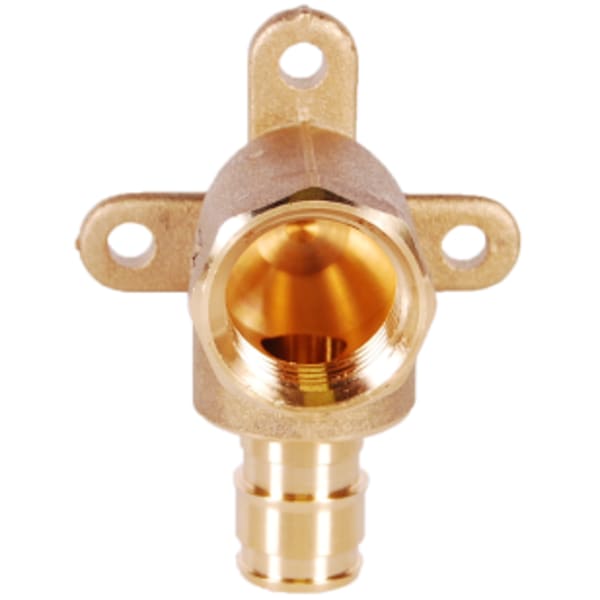 1/2" - F1960 x FIP, No Lead DZR Forged Brass Drop Ear Elbow