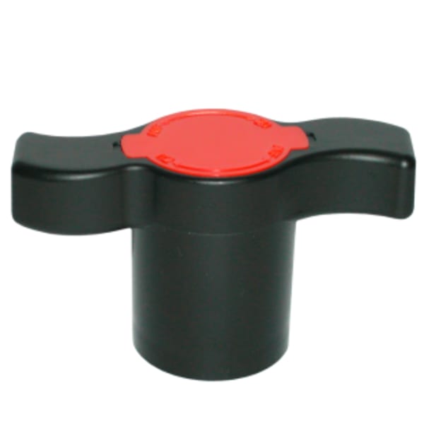 3/4" - 1-1/4" - , Plastic Stem Extension T-Handle for T/S-1001, T-1004, T-1009, T/S-1100, T-805, T-806, & P-200 Valves