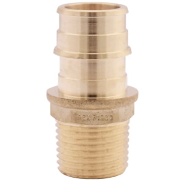 1-1/2" - F1960 x MIP, No Lead DZR Forged Brass Cold Expansion PEX x MNPT Adapter