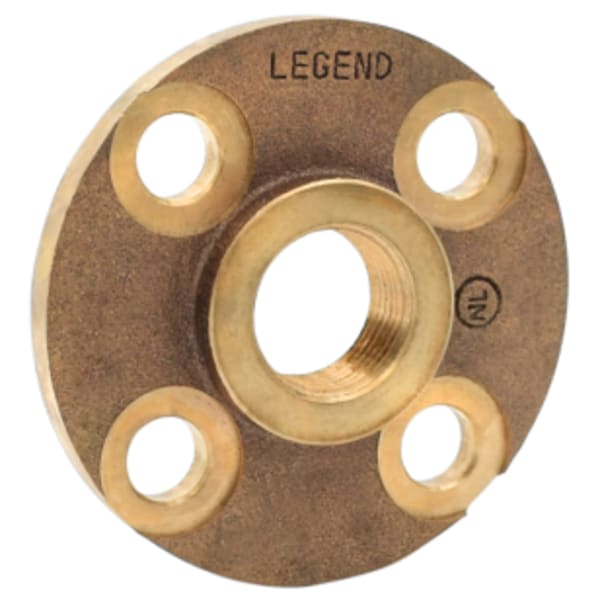 1" - Bronze Companion Flange - Lead Free - FNPT x Flange