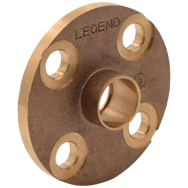 2" - Sweat Flange, No Lead Cast Bronze Sweat Companion Flange