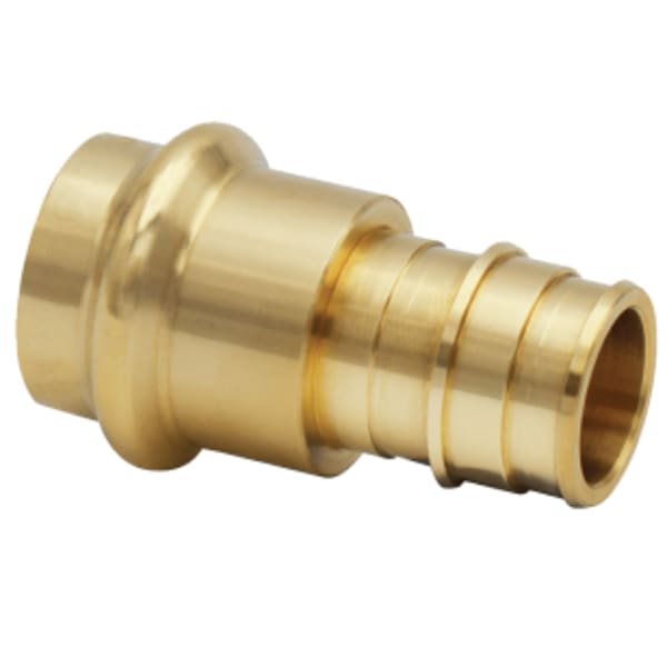 3/4" - Press x F1960, LegendPress No Lead DZR Forged Brass Cold Expansion PEX Adapter