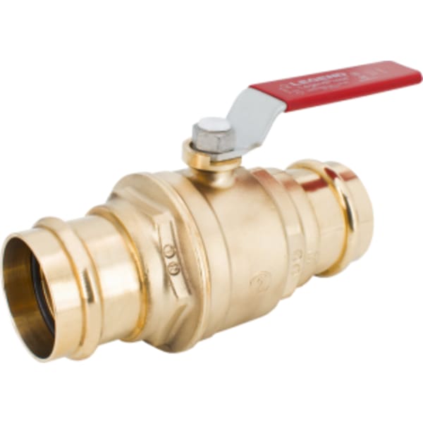 1" - Press x Press, LegendPress No Lead Forged Brass Full Port Ball Valve