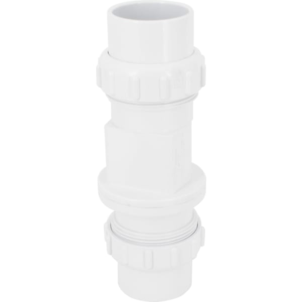 2" - Solvent x Solvent, PVC True Union Sump Pump Swing Check Valve