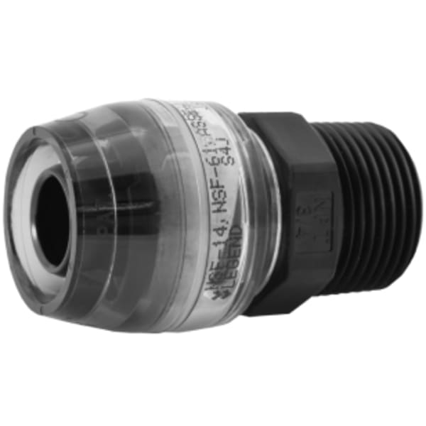 1" - Push x MIP, SmartClick PE-RT & PEX Connector MNPT Adapter