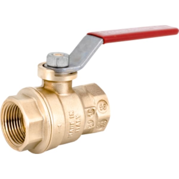 1/8" - FIP x FIP, No Lead Forged Brass Full Port Ball Valve