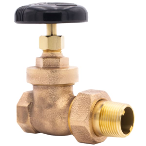 1/2" - FIP x MIP, Cast Bronze Radiator Gate Valve