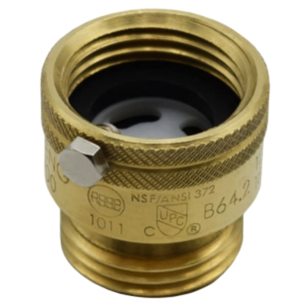 3/4" - Hose x Hose, Forged Brass Automatic Vacuum Breaker