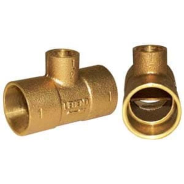 3/4" x 3/4" x 1/2" - Sweat x Sweat x Sweat, No Lead Cast Brass Monoflow Tee
