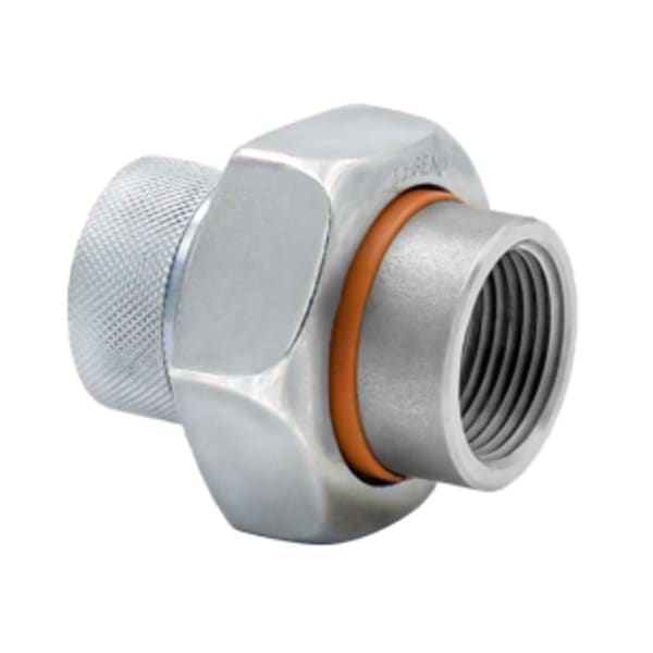 2" - FIP x FIP, Galvanized Steel FNPT x FNPT Dielectric Union