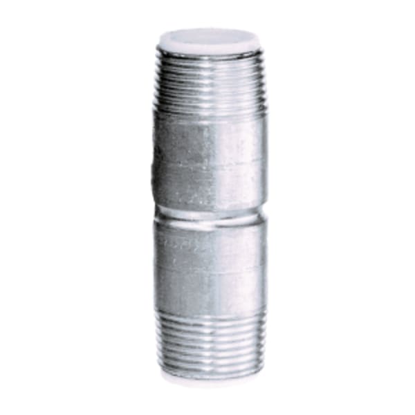 1-1/4" x 4" - MIP x MIP, Galvanized Steel Dielectric Nipple