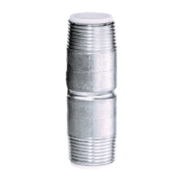 1" x 4" - MIP x MIP, Galvanized Steel Dielectric Nipple