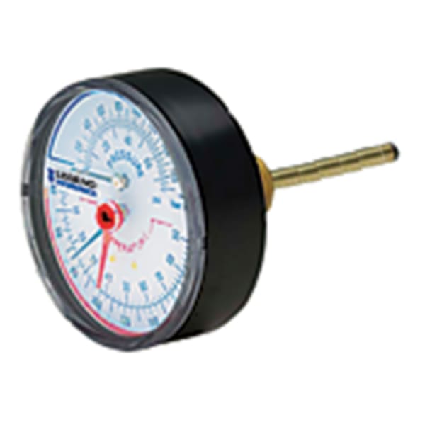 1/2" - MIP, Rear-Mount Temperature & Pressure Gauge