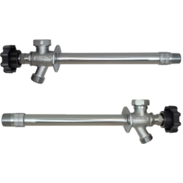 3/4" x 8" - MIP/FIP x MGHT, Forged Brass Multi-Turn Frostfree Sillcock with Softouch Handle & Integrated Anti-Siphon Vacuum Breaker