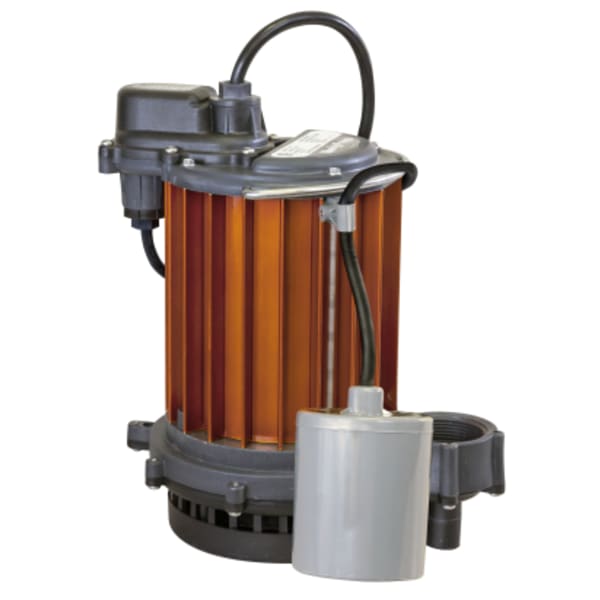 1/3 hp, Submersible Sump Pump, Polyp/aluminum, manual, 115V, 25' cord.