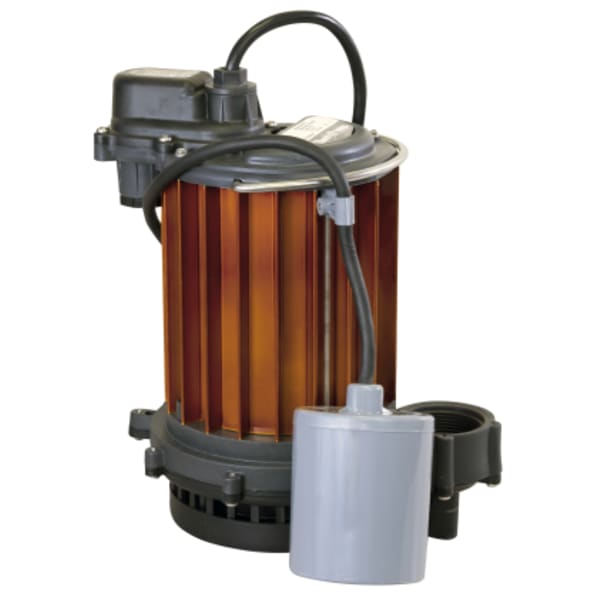 1/3 hp, Submersible Sump Pump, Polyp/aluminum, manual, 115V, 25' cord.