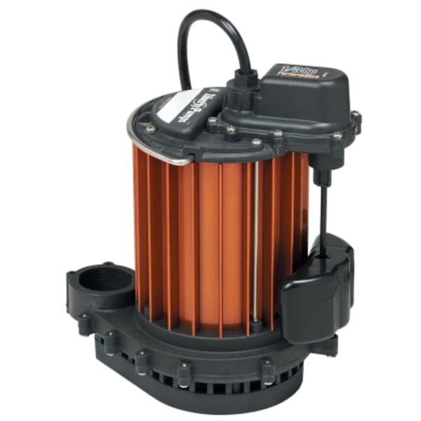 1/3 hp, Submersible Sump Pump, Polyp/aluminum, VMF vertical magnetic float, 230V
