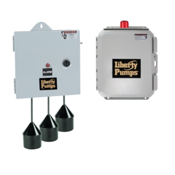 575V Duplex Control Panel, 3 PH, NEMA 4X 2.5 - 4 Full Load Amps, 3 float, 50 ft. cord