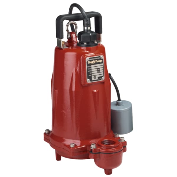 1 HP, Effluent Pump, 1 PH, 208-230V, 35' cord, 1.5" / 2" disch., Auto