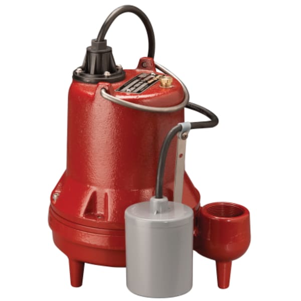 1/3 HP, Effluent Pump, 1 PH, 115V, 10' Cord, 1-1/2" Discharge, Auto