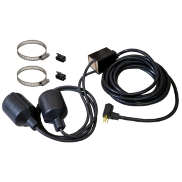 Kit, 3/4 Max HP, Simplex Pump Float Control Switch, Double float switch, variable level, 115V, 20' Cord