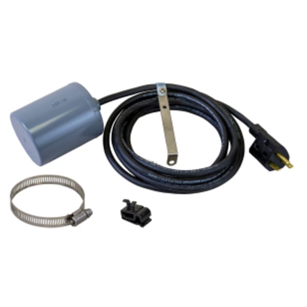 Kit, 2 Max HP, Simplex Pump Float Control Switchwith series plug, 230V, 10' Cord