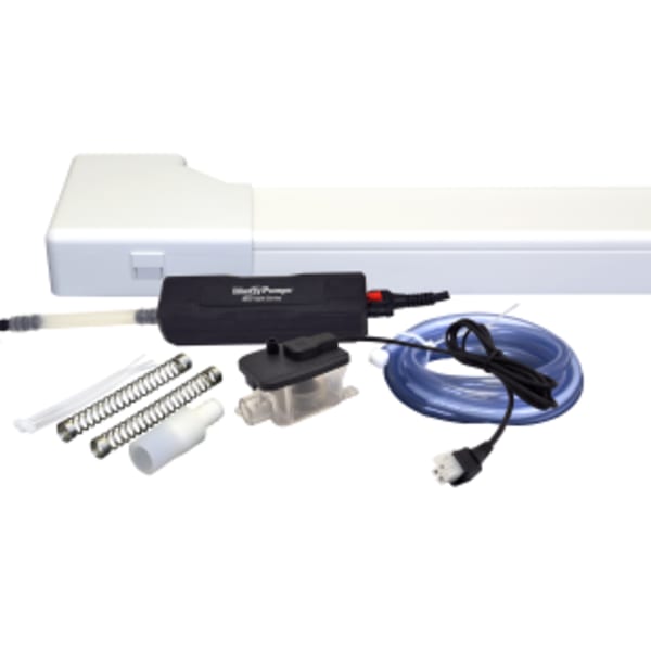 Mini-split condensate Pump with line cover kit, 100-240V, 60 hz