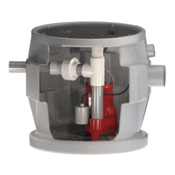 1 hp, Simplex ProVore® Ejector Package, 1PH, 115V, 2" side discharge and 25' power cord