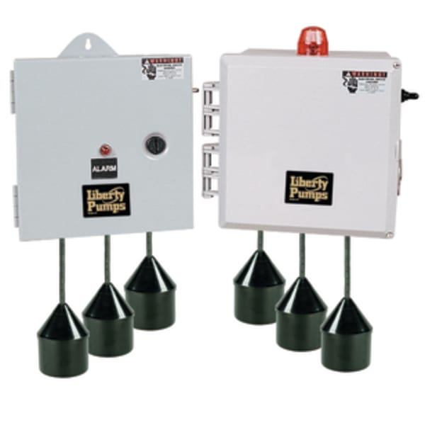 120/208/240V Simplex Control Panel, 1 PH, NEMA 4X, 0 - 14.9 Full Load Amps, 3 Float, 50 ft. cord