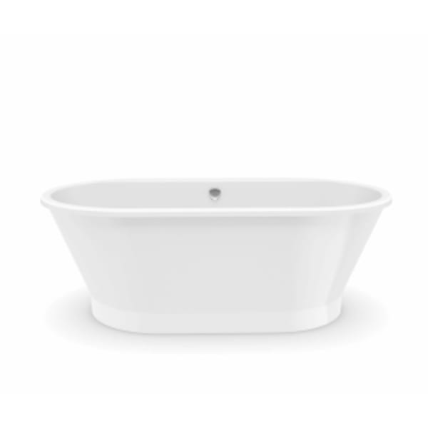 Center drain bathtub deals