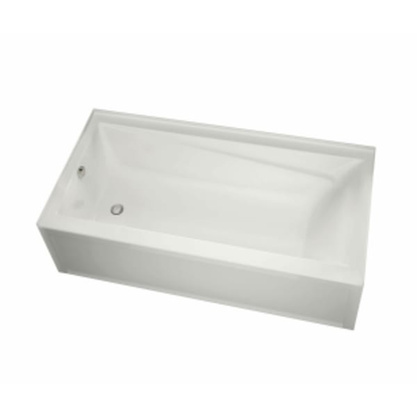 Exhibit 6036 IFS AFR Acrylic Alcove Left-Hand Drain Bathtub in White