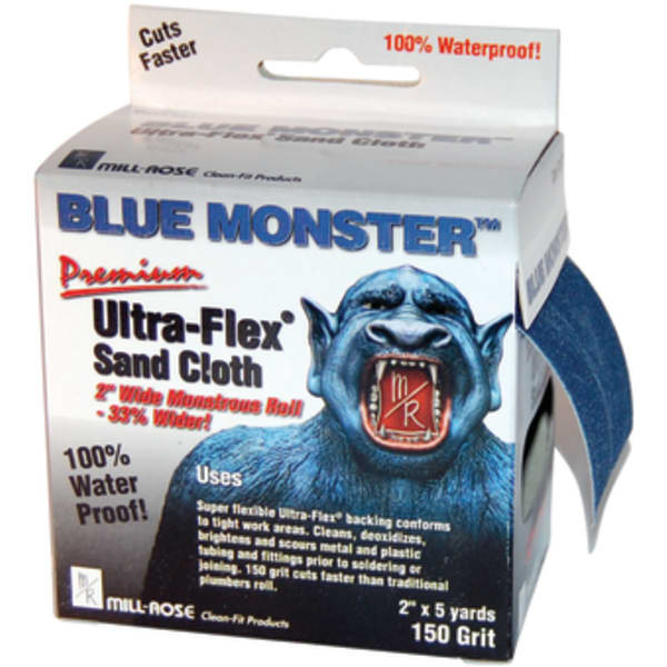 2" X 10 YARD BLUE MONSTER SANDCLOTH