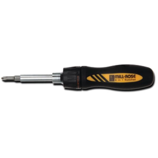 6-IN-1 RATCHET ACTION SCREWDRIVER