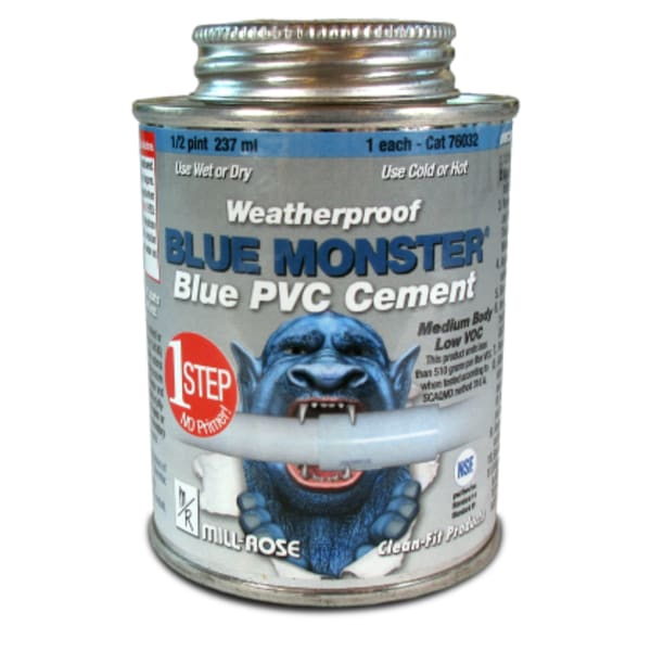 8oz BLUE MONSTER PVC CEMENT