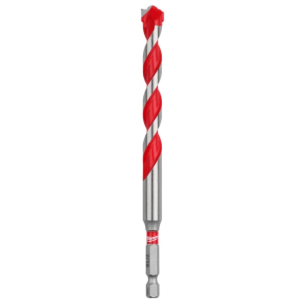 Milwaukee® 1/2" x 4" x 6" SHOCKWAVE Impact Duty™ Carbide Hammer Drill Bit with POWER TIP™