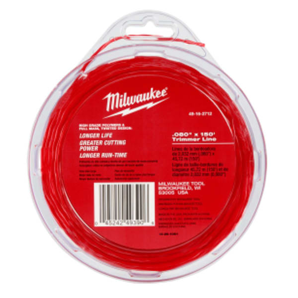 Milwaukee® .080 in. x 150 Ft. Trimmer Line