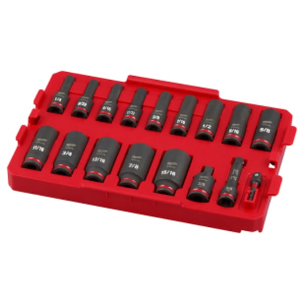 SHOCKWAVE™ Impact Duty™ Socket 3/8" Dr 17PC SAE Tray Set