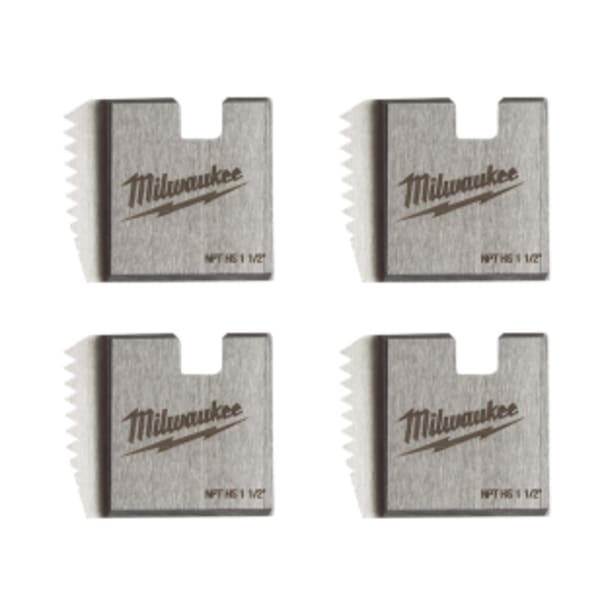 Milwaukee® 1-1/2" HIGH SPEED NPT Portable Pipe Threading Dies