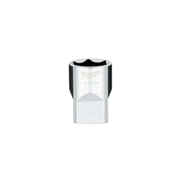 Milwaukee® 1/2 in. Drive 13/16 in. SAE 6-Point Socket with FOUR FLAT™ Sides