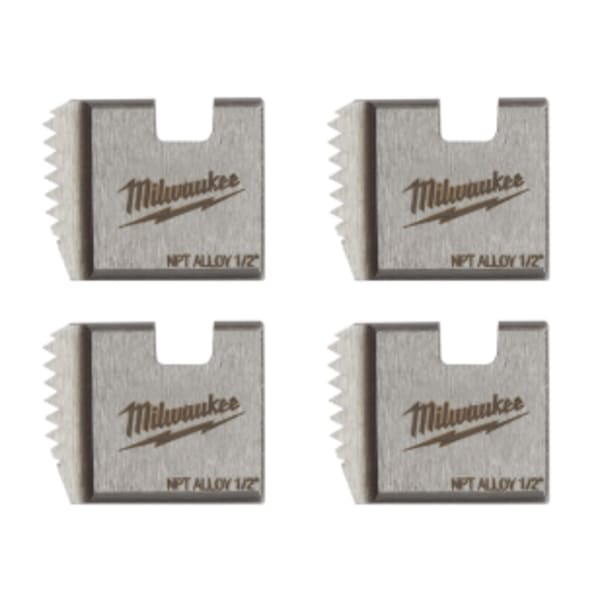 Milwaukee® 1/2" ALLOY NPT Portable Pipe Threading Dies