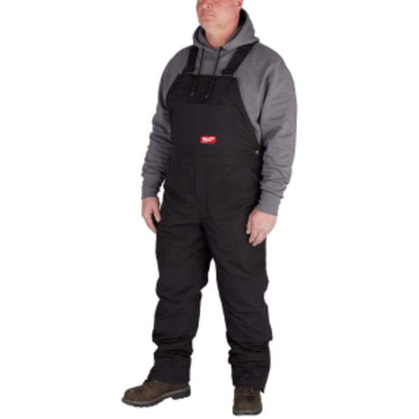 Milwaukee® FREEFLEX™ Insulated Bib Overalls - Black LS