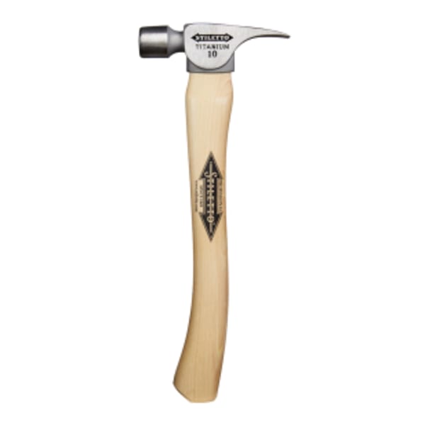 Stiletto TI12MC-F 12 oz Milled Hammer Curved with Fiberglass Handle